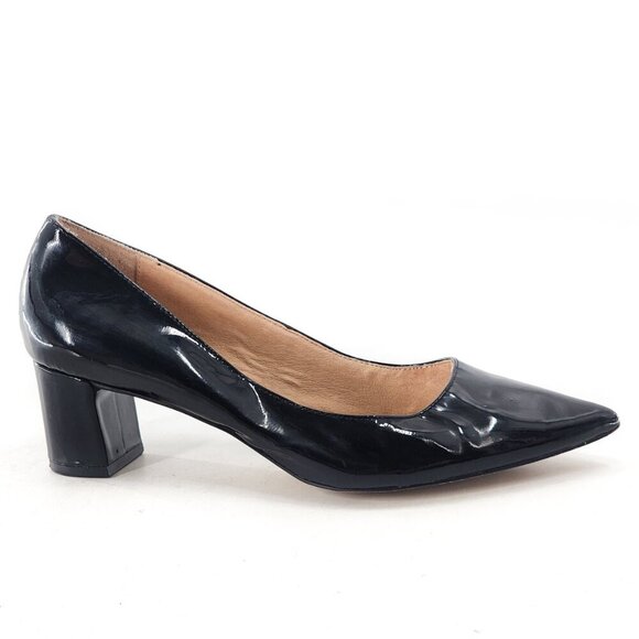 KATE SPADE Patent Leather Pointed Toe Pump Black - Picture 4 of 8